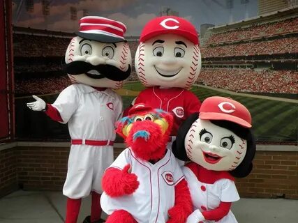 EVERYONE LOVES THE MASCOTS Cincinnati reds baseball, Cincinn