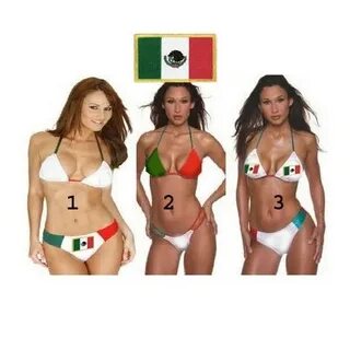 Mexican Flag Bikinis