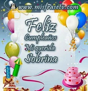 Feliz cumple querida sobrina tqm ;) Feliz cumpleaños sobrino