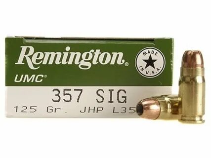 Remington UMC Ammo 357 Sig 125 Grain Jacketed Hollow Point B