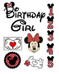 Birthday svg Minnie Mouse svg Disney svg files for Cricut Et
