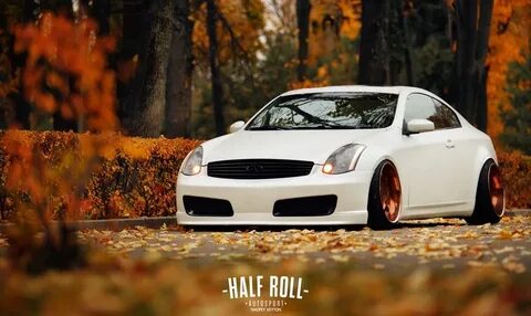 G35 Coupe White Bride @HalfRoll team - Сообщество "Stanced" 