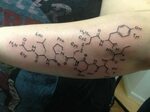 Oxytocin tattoo. This is the chemical formula for oxytocin..