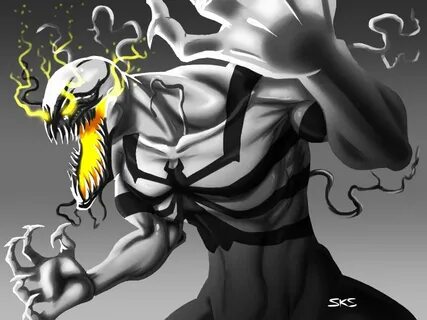 Anti Venom Marvel, Fan art, Venon