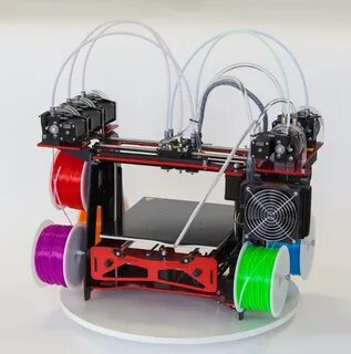 The RoVa3D Desktop 3D Printer And Its FIVE Nozzles! " Fabbal