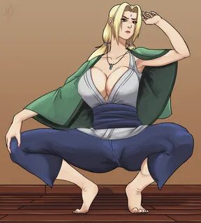 tsunade, naruto, naruto (series), naruto shippuden, barefoot, big breasts, ...