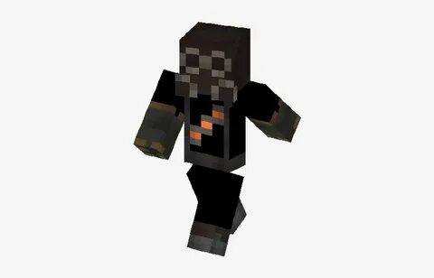 Black Pyro Skin - Skin Spider Man Minecraft PNG Image Transp