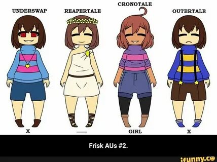 CRONOTALE UNDERSWAP REAPERTALE OUTERTALE - Frisk AUs #2. - )