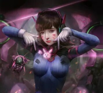 #120082 #Overwatch, #Fan art, #4K, #DVa - Rare Gallery HD Wa