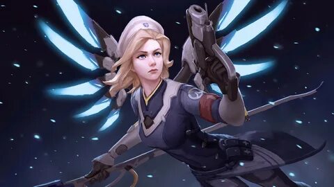 video games, Overwatch, Mercy (Overwatch) Wallpapers HD / De