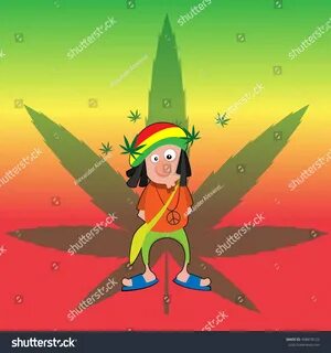 Cartoon Character Rastafarian Stock Vector (Royalty Free) 49