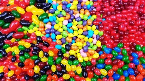 A lot of New Candy LEARN COLORS with A lot of Jelly Beans Ca