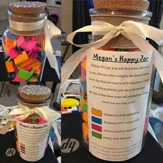 Personalized Note Jar! I made this jar for my best friends 2