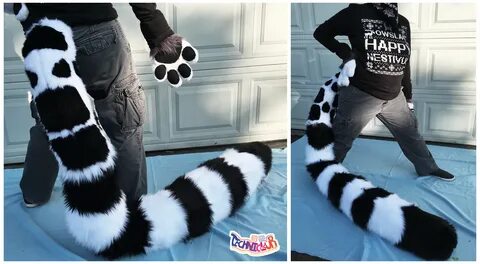 Fuzzy Bolt Fursuit Tail - Weasyl