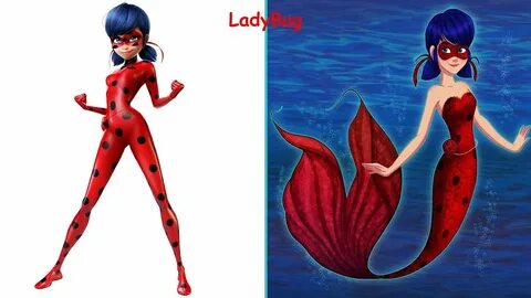 Miraculous LadyBug As Mermaid Miraculous Ladybug As Monster 