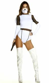 Adult Space Trooper Woman Movie Character Costume $83.99 The