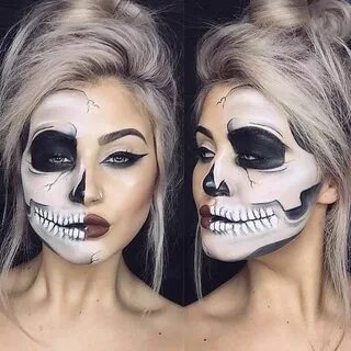 43 Cool Skeleton Makeup Ideas to Try for Halloween - StayGla