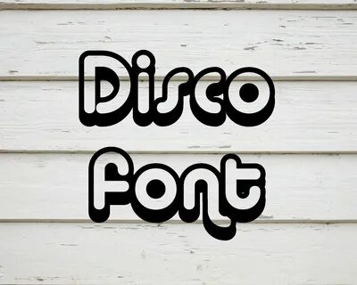 Disco Font - Floss Papers