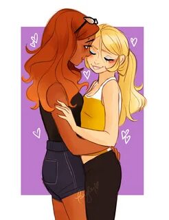 taylordraws: "here is a chloe/alya commission i did for @chl