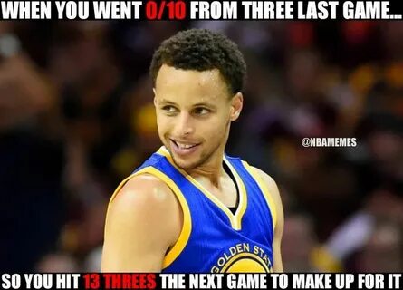 RT @NBAMemes: Steph Curry sets new NBA record with 13 threes