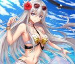 Safebooru - 1girl azur lane bangs bare shoulders bikini blus