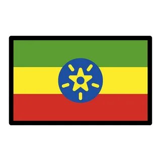 Ethiopia flag emoji clipart. Free download transparent .PNG 