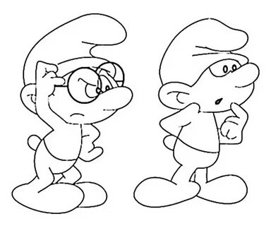 autumn coloring pages smurfs - Clip Art Library