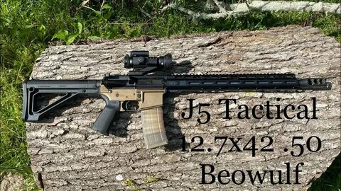 J5 tactical .50 Beowulf 12.7x42 upper - YouTube