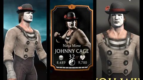 JOHNNY CAGE NINJA MIME - Mortal Kombat 11 Mobile Original - 
