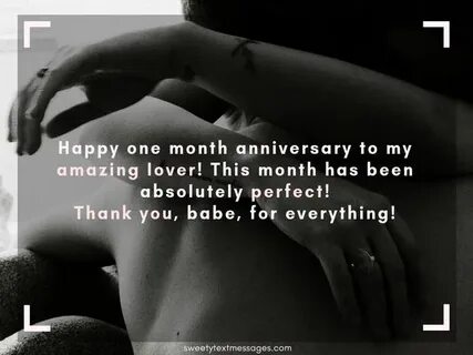 1 Month Anniversary Paragraph for Boyfriend and Girlfriend L