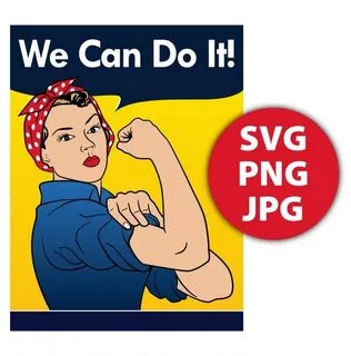 Rosie The Riveter Svg File FreeSVG Files