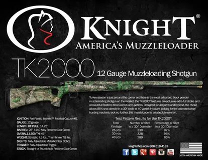 Knight TK2000 Muzzleloader Shotgun - Smoky Mountain Gear Rev