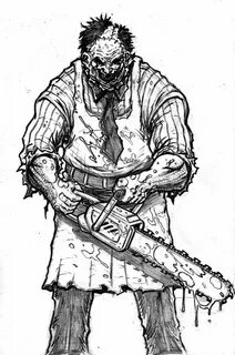 Texas Chainsaw Massacre Coloring Pages Sketch Coloring Page