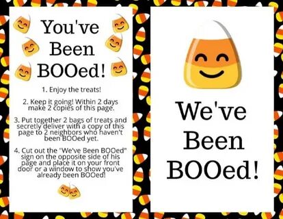 You've Been Booed Printables