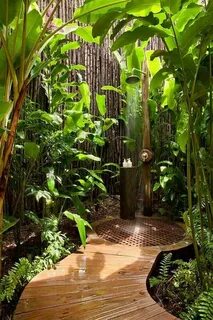 douche cabine tropicale Chuveiro de jardim, Chuveiros extern
