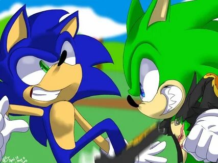 Scourge vs sonic Sonic, Sonic the hedgehog, Sonic undergroun