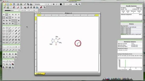 ChemDoodle Elemental Analysis Widget - YouTube