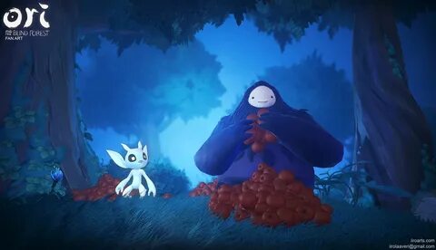 Ori And The Blind Forest fan art - polycount