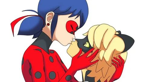 Ladybug e Cat Noir FanaArt Kissing Bonus gif parte 1 Mouse S