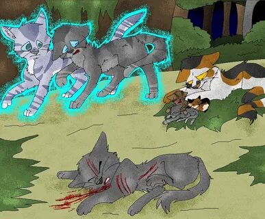 Jayfeather showing cinderheart her as cinderpelt Warrior cat