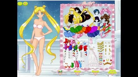 Sailor Moon anime dress up game - YouTube