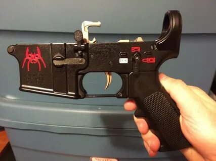 Fostech Echo installed in my new Spikes Tactical lower... pe