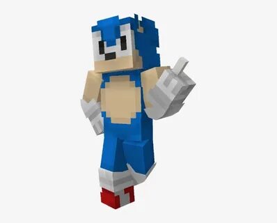 Undefined - Minecraft Sonic Skin Png PNG Image Transparent P
