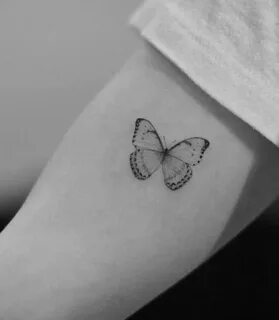 Small White Butterfly Tattoo - Tattoos Concept