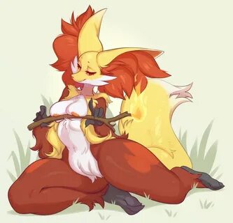 FurryBooru - anthro breasts buxbi canid canine delphox femal