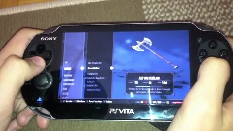 SKYRIM ON PS VITA !!!! - YouTube