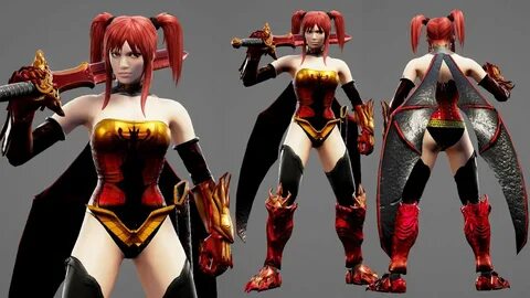 SoulCalibur 6: Erza Scarlet Flame Empress Armor (Fairy Tail)