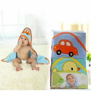 2pcs/Pack Baby Boy Girl Hooded Towel Karters Towels Bath tow