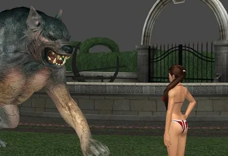 Lara Croft and her Werewolf (Vore) - エ ロ ２ 次 画 像