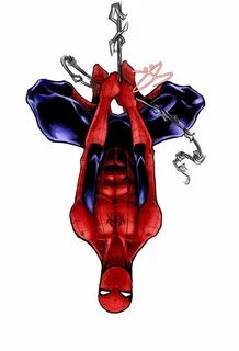 Image result for spiderman hanging upside down Spiderman ups